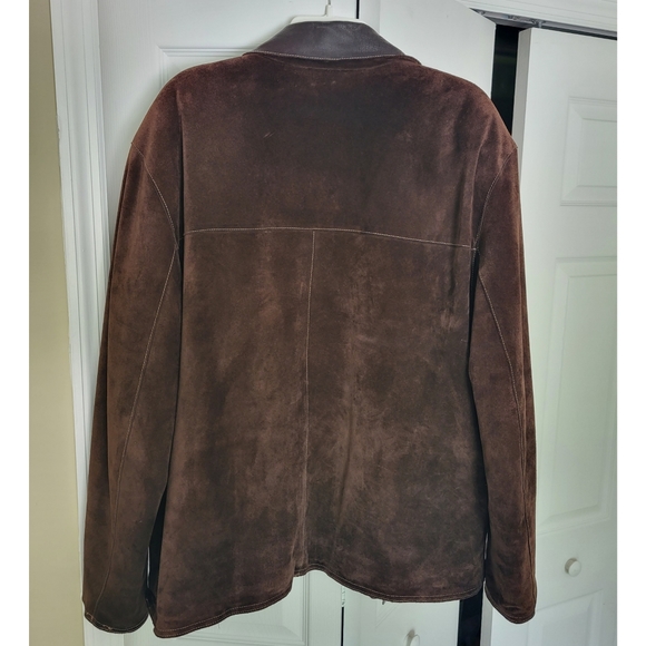Vintage Marc New York Chocolate Brown Suede Jacket - Picture 2 of 8